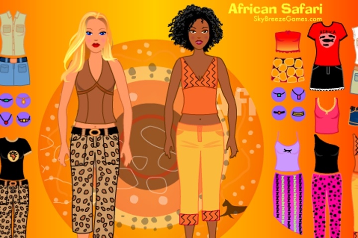 African safari games online without